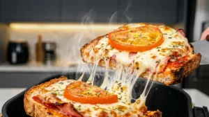 Pizza de Pain de Mie en Airfryer
